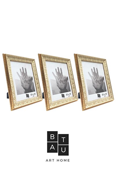 Batu Art Home 3 Adet Fotoğraf Resim Çerçevesi Korumalı Kırılmaz Pleksi Camlı Masaüstü Ve Duvara Asılabilir 15x21cm