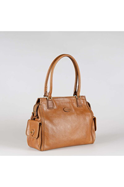 GÖN Women's Ertica Genuine Leather Hand and Shoulder Bag