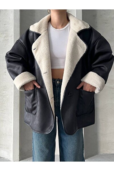 MEECY ZR ΣΥΜΒΑΤΙΜΟ PREMIUM NUBUCK ΔΕΡΜΑΤΙΝΟ ΠΑΛΤΟ ΔΙΠΛΗ ΤΣΕΠΗ