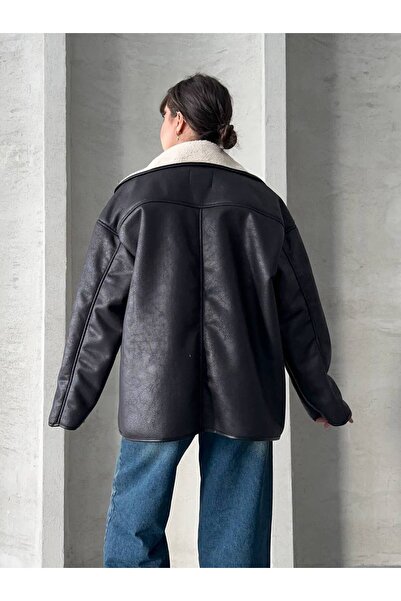 MEECY ZR ΣΥΜΒΑΤΙΜΟ PREMIUM NUBUCK ΔΕΡΜΑΤΙΝΟ ΠΑΛΤΟ ΔΙΠΛΗ ΤΣΕΠΗ