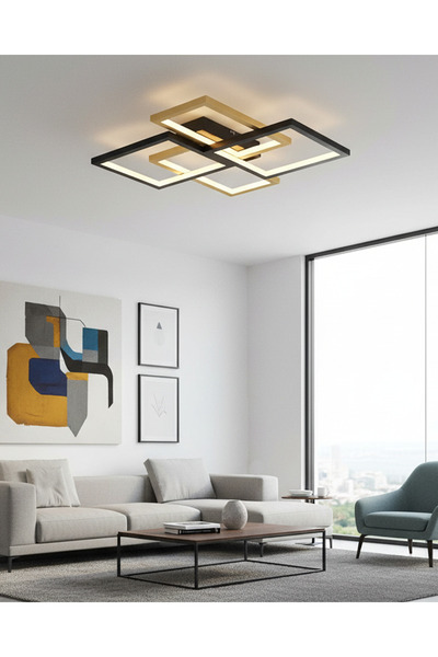 Özcan Aydınlatma 4158-2-20 Square 4'Lü Plafonyer Eskitme