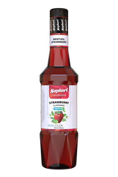 Menthollü Çilek Aromalı Kokteyl Şurubu 700 ML