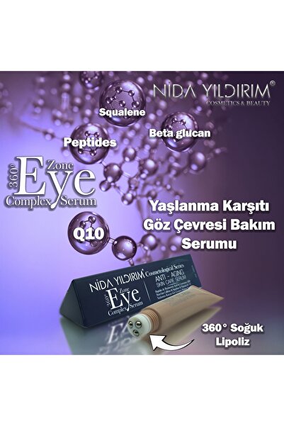 NİDA YILDIRIM Yaşlanma Karşıtı Göz Çevresi Bakım Serumu