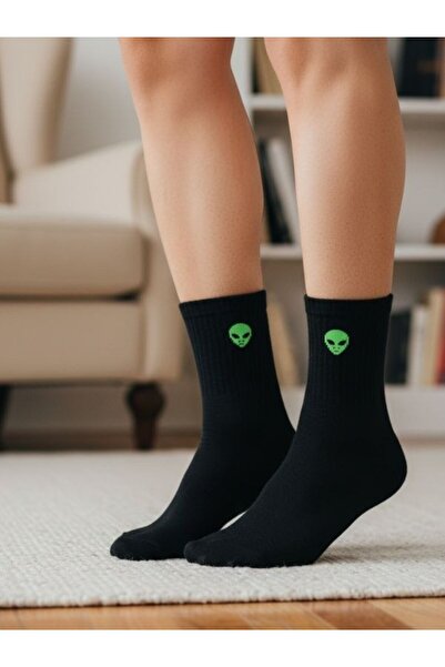 AKSU ÇORAP جوارب رياضية للتنس مطرزة بالفضاء