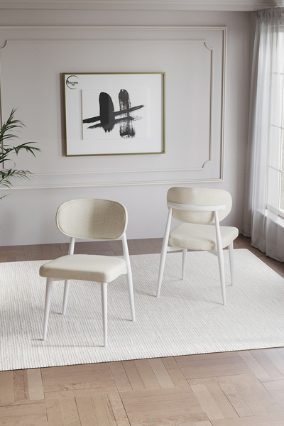 BY ORHAN GÜZEL BOHEM POLO MUTFAK MASASI TAKIMI 4 SANDALYELİ