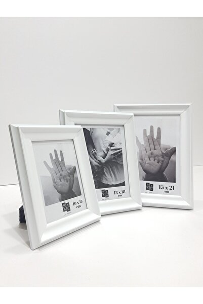 Batu Art Home Fotoğraf Çerçevesi Üçlü Set Korumalı Pleksi Camlı Masaüstü Asıl...