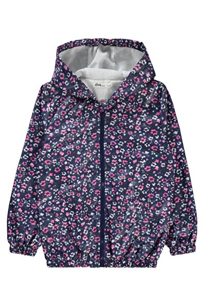 Civil Girls Girl's Hooded Raincoat 2-5 Years Dark Blue