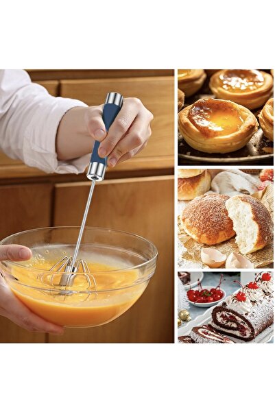 PUFO Tel practic semiautomat, tip mixer cu acționare manuală, pentru spumare și amestecare