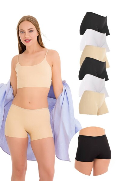 Newlilla 501 Laser Cut 6-Pack Women's Boxer Briefs