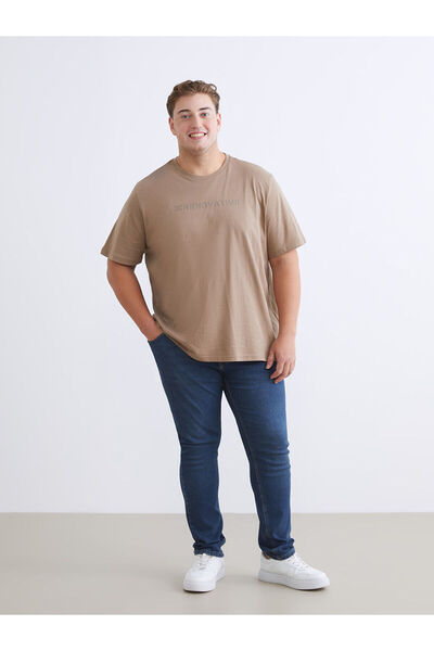 LC Waikiki Ανδρικό τζιν παντελόνι μεγάλου μεγέθους Peak New Season