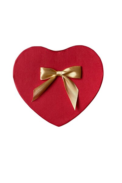 VERRA CONCEPT Sevgiliye Büyük Kırmızı Kalpli Hediye Kutusu 22x19x10