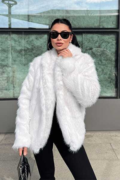 giyimmasalı Artificial Design Fur - Ekru