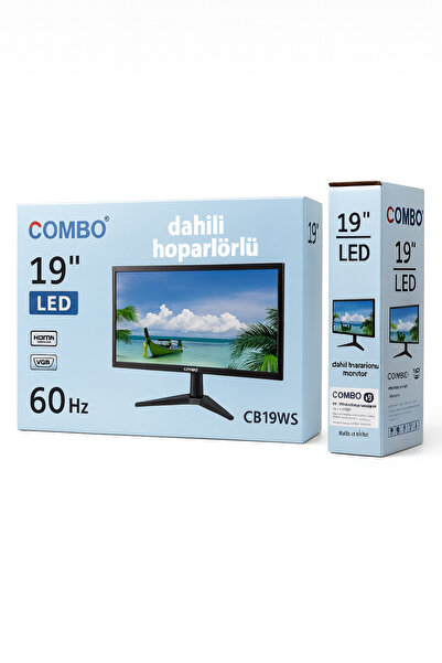 PROLİFE Dahili hoparlörlü 19'' Monitör HDMI-VGA - Seslive Sessiz Kamera Sistemi İçin Uygun