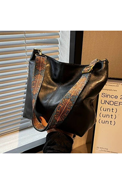 HAPBUY Luxusní černá dámská taška přes rameno – se vzorem, popruhem, na zip, vysoce kvalitní zpracování a měkká umělá kůže