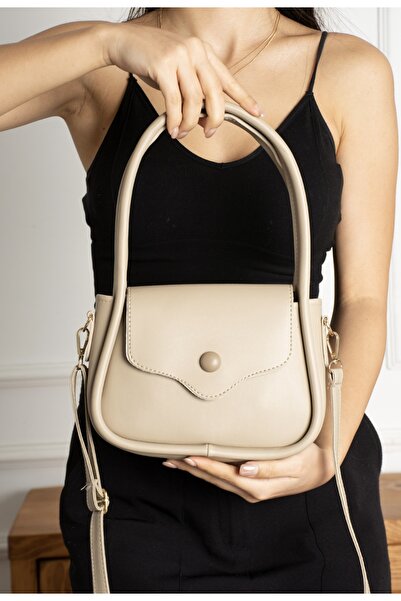 LCN حقيبة يد وكتف بأزرار