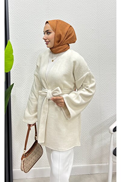 Bluezade Cardigan confortabil din cașmir cu detaliu de legare