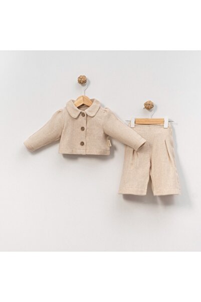 genybaby Baby Girl Buttoned Set 2-Piece Combination |   Autumn-Winter Collection |   3-18 Months