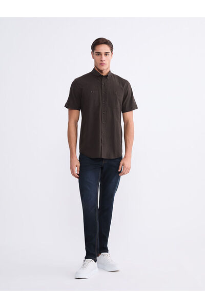 LC Waikiki Ανδρικό κοντομάνικο πουκάμισο Vision New Season Regular Fit