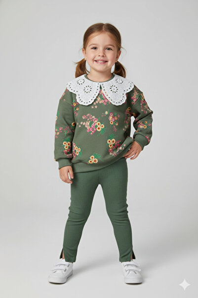 SONGÜLBERİK Girl's Winter Set with Tights