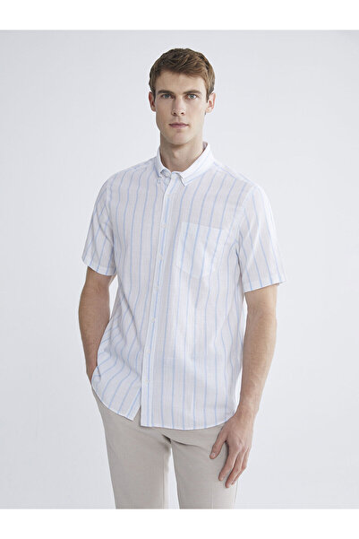 LC Waikiki Ozmarka New Season Regular Fit Striped Men's Shirt