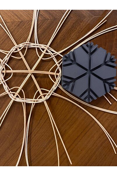 Mady Aksesuar Rattan din material subțire Matriță, Șablon, Model, Template Model Nr -19 Dimensiune mare 10 cm