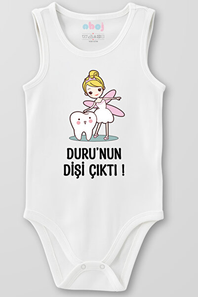 Ahoj 100% Organic Cotton Baby Girl Bodysuit Sleeveless