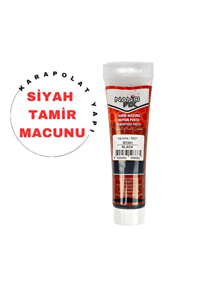 KarapolatYapı Mobilya Ahşap Tamir Dolgu Macunu 200Gr Siyah