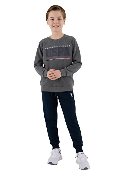 U.S. Polo Assn. U.S. Polo Children's Orange Long Sleeve Pocket Logo Printed Double Suit Vr.U22.S0.9.Ç01