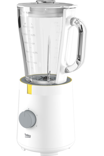 Beko Blender TBN62608W, 600 W, 1,5 L, 2 viteze, funcție de zdrobire a gheții, alb