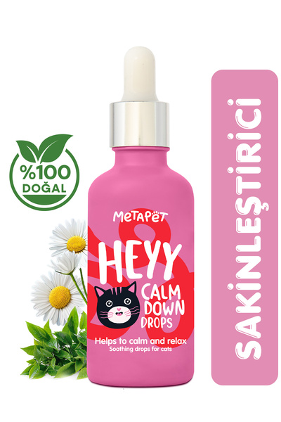 Metapet Kediler Için Sakinleştirici Rahatlatıcı Damla, Doğal Kedi Vitaminleri...