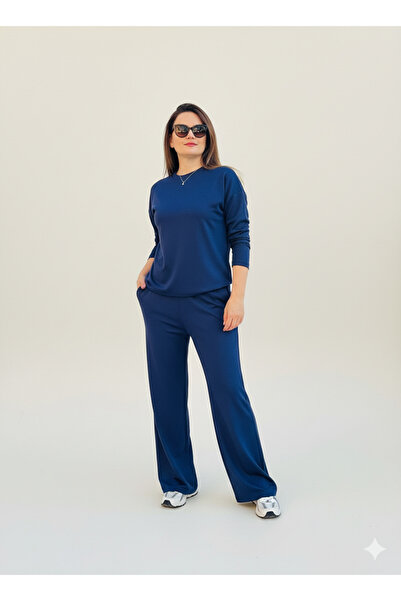 Keep Risen Women's Modal Set Top and Bottom Wide Leg Oversize Cut Stylish Dai...