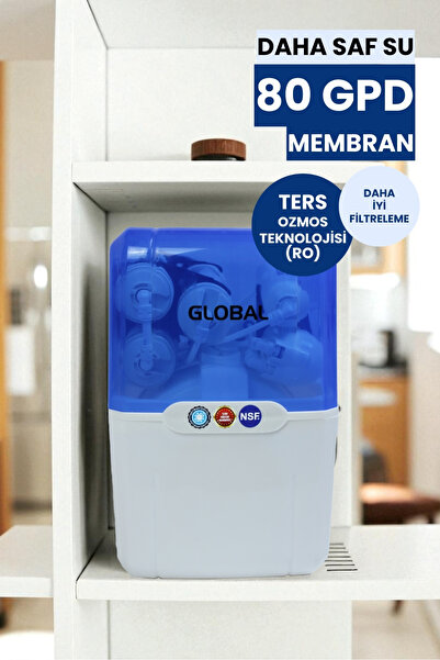 WATER GLOBAL SU ARITMA SİSTEMLERİ Su Arıtma Cihazı 8lt Kapalı Kasa | 5 Filtre...