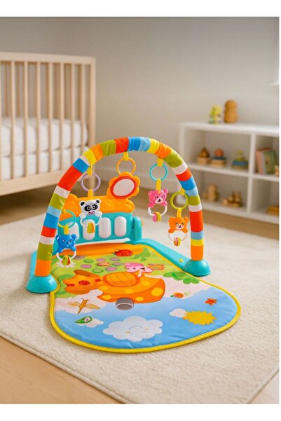 TURHAN BEBE Bebeğiniz İçin Piyonalı Müzikli Oyun Halısı