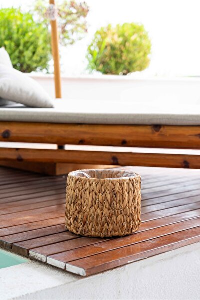 KaiHome Міцний плетений кошик/органizer/кашпо з внутрішнім захистом