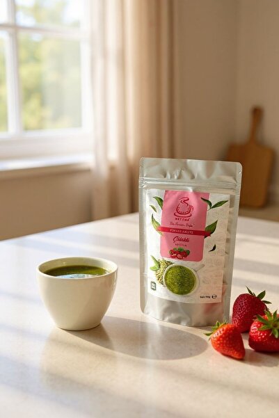 Karadeniz Matcha فراولة ماتشا بنكهة الفراولة ماتشا 50 جرام