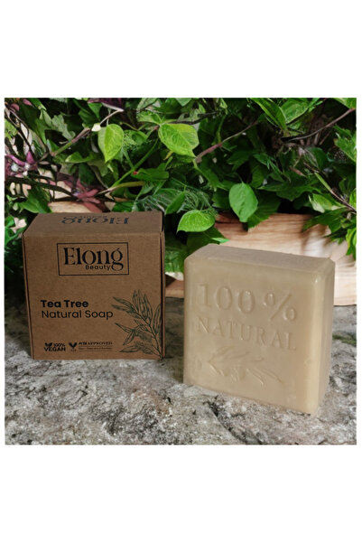 ELONG BEAUTY Siyah Nokta Mantar Karşıtı Çay ağacı Doğal Sabun 125 gr