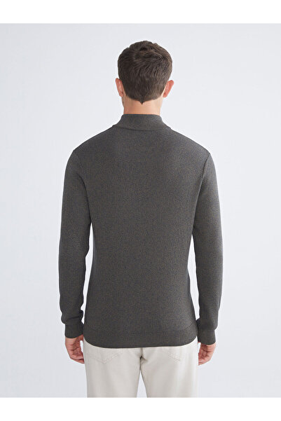 LC Waikiki Vizyon New Season Stand Collar Men's Knitwear Sweater