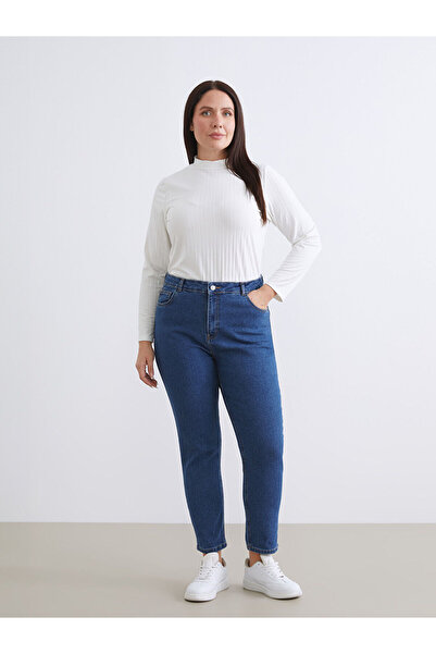 LC Waikiki Mom Fit Kadın Jean Pantolon