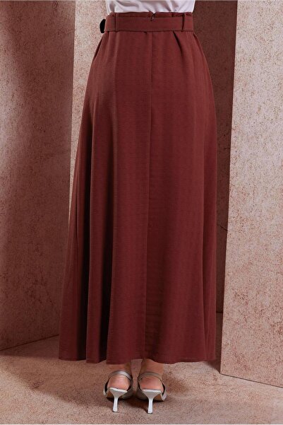 Alvina ARMÜRLÜ KEMERLİ ETEK 60282