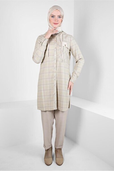 Alvina με κουκούλα Τουνίκ - Μοντέλο 44247-2