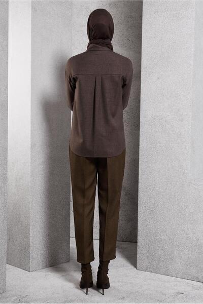 Alvina 45126 Model Shirt Collar Blouse