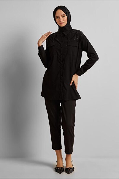 Alvina Cotton Stone Tunic 45738