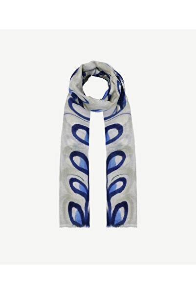 Yargıcı El Boyaması Yün Şal