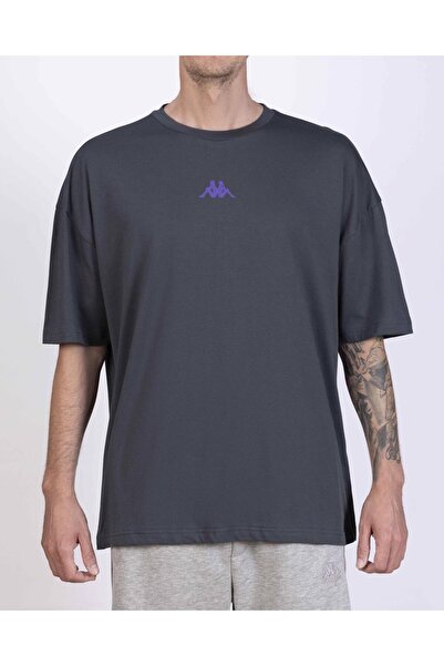 Kappa Authentic Goldes Men's Anthracite Regular Fit T-Shirt