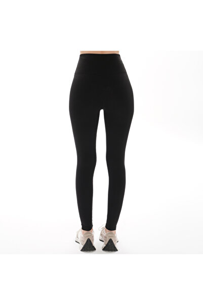 Triya Wear Studio Colanți negri talie înaltă pentru femei