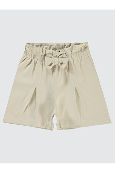 Civil Girls Bell Ruffle Shorts for Ages 2-5 - Beige 5-6 Years