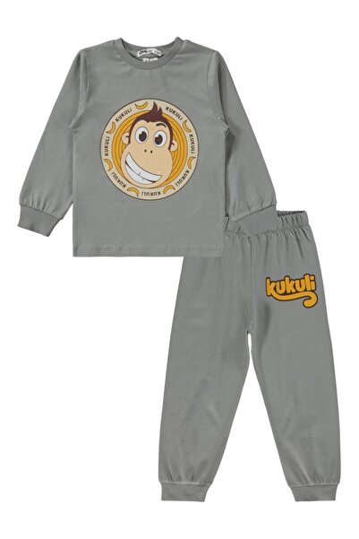 Civil Boys Boy's Pajama Set 2-5 Years Gray