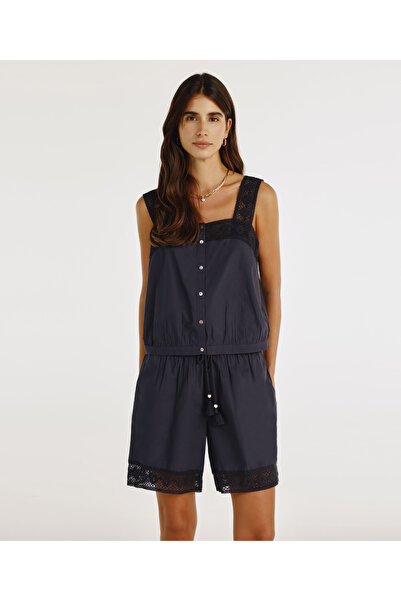 Yargıcı Croche Detaylı Şort