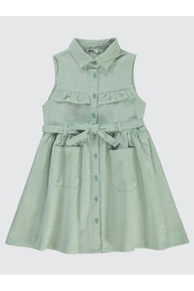 Civil Girls 6-9 Years Old Dress - Green 8-9 Years Old