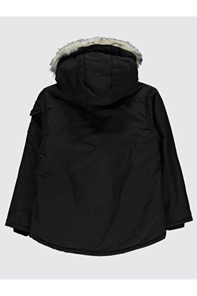 Civil Boys Boy's Hooded Coat 6-9 Years Black